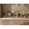 Image 1 : 4 Brass Tigers