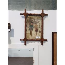 Carved Wood Framed Pears' Annual 1912 Cover