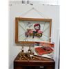 Image 1 : Betty Boop Stained Glass Window Signed SV