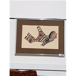 Signed Limited Edition Richard Hunt Print Titled Kwa-Gulth Killer Whale