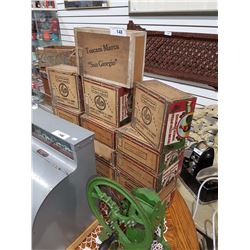 16 Cigar Boxes