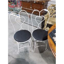 Set of 4 Rod Iron Chairs