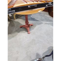Custom Pub Table W/ Cast Iron Base