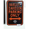 Image 1 : Metal Harley Davidson Parking Sign