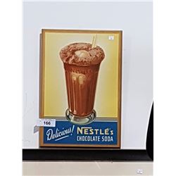 Vintage Original Nesley's Chocolate Soda Sign