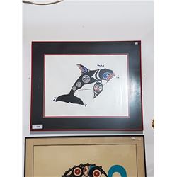 Signed Limited Edition Doug LaFontine Print Titled Ocean Hunter