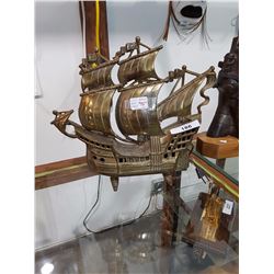 Cast Brass Ship Lamp