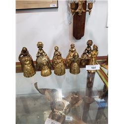 10 Brass Lady Bells So Much Each Times The Money