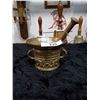 Image 1 : Cast Brass Mortar & Pestle