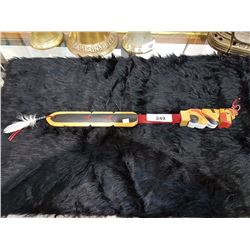 Carved Native Talking Stick
