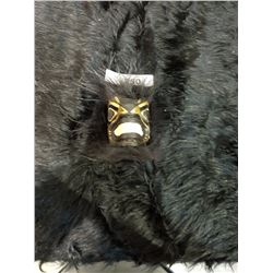Carved Native Wolf Mask Signed Betty Joe