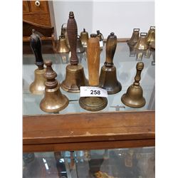 6 Brass School Bells