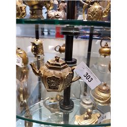 Early Asian Brass Teapot