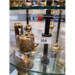 Early Asian Brass Double Teapot