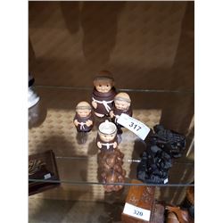 Set of 4 Goebel Monks