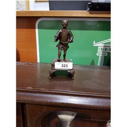 Asian Bronze Man on Stand