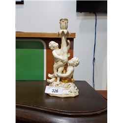 Dresden Figural Candlestick