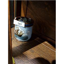 Royal Doulton Ginger Jar, Lid Has Been Repaired