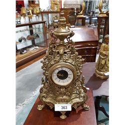 Fabulous Brass West Germany Mantle Clock