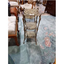 Fancy Brass 3 Tier Stand