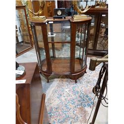 Display Case W/ Bow Glass Front