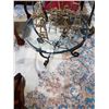 Image 1 : Glass Topped Wrought Iron Coffee Table
