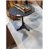 Image 1 : Custom Pub Table Marble Top on Cast Iron Base