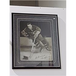 Signed B Bernard Geoffrion Print