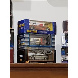 3 NIB Diecast Cars