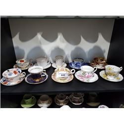 10 Bone China Cups & Saucers