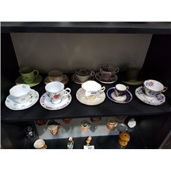 10 Bone China Cups & Saucers