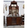 Image 1 : Marble Topped Side Board W/ Etegier