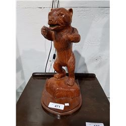 Wood Carving Signed E Hodge