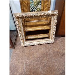 Ornate picture frame repaired