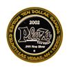 Image 1 : .999 Silver Plaza Hotel & Casino Las Vegas $10 Casino Limited Edition Gaming Tok