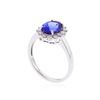 Image 3 : 14KT White Gold 2.20ct. Tanzanite and Diamond Ring