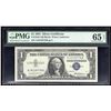 Image 1 : 1957 $1 Silver Certificate Note PMG 65EPQ Gem Uncirculated