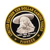 Image 2 : .999 Silver Pioneer Hotel & Gambling Hall $10 Casino Limited Edition Gaming Toke