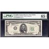 Image 1 : 1950B $5 Federal Reserve Note Dallas PMG Graded 65EPQ Gem Uncirculated
