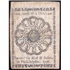 Image 2 : February 17, 1776 One Sixth Dollar Continental Currency Note