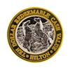 Image 1 : .999 Silver Hilton Reno, NV $10 Casino Limited Edition Gaming Token