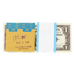 (100) 1957B $1 Silver Certificate Consecutive Notes