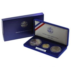 1986 (3) Coin United States Liberty Proof Coin Set