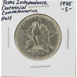 1935-S Texas Independence Centennial Commemorative Half Dollar Coin