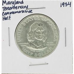 1934 Maryland Tercentenary Commemorative Half Dollar Coin