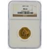 Image 1 : 1897-S $5 Liberty Head Half Eagle Gold Coin NGC MS61