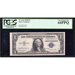 1935H $1 Silver Certificate Note PCGS 64PPQ Very Choice New