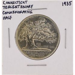 1935 Connecticut Tercentenary Commemorative Half Dollar Coin