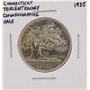 Image 1 : 1935 Connecticut Tercentenary Commemorative Half Dollar Coin