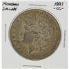 Image 1 : 1891-CC $1 Morgan Silver Dollar Coin